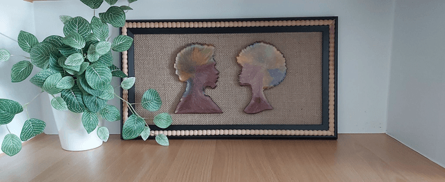 Resin Heads in large frame