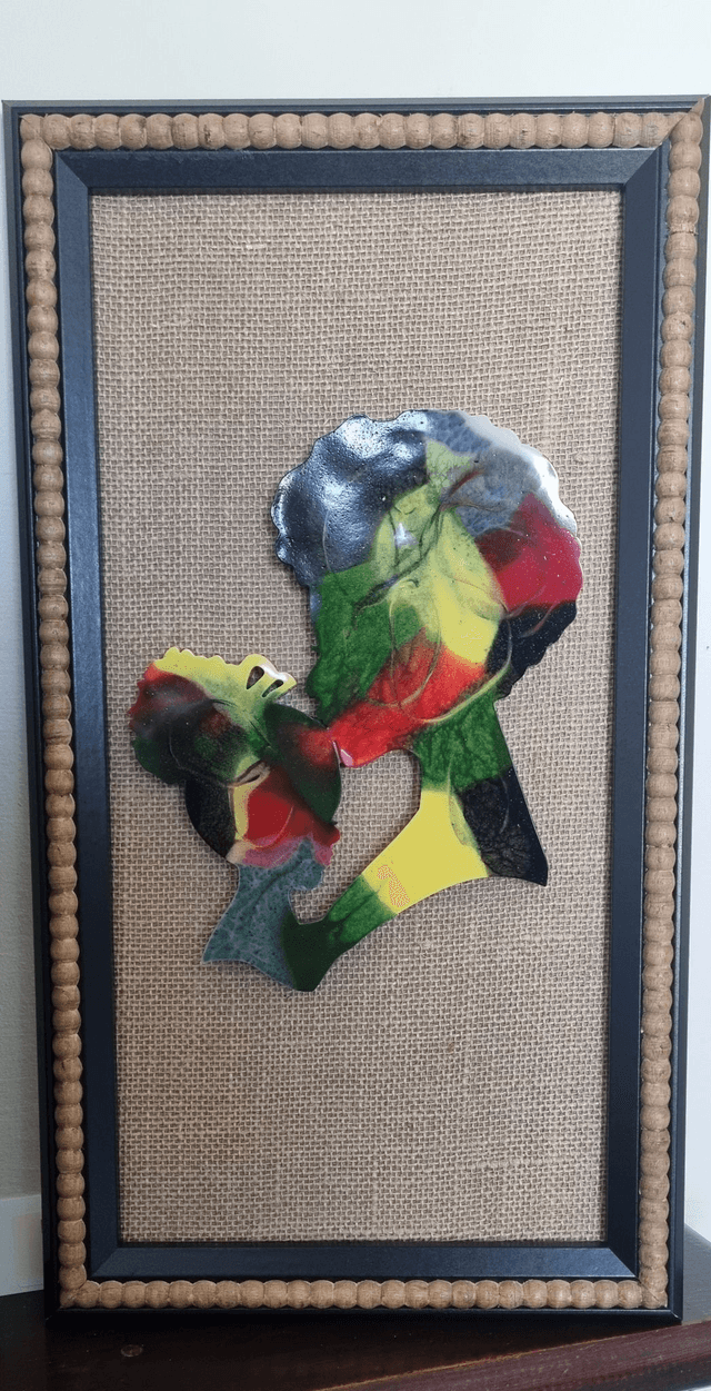 Resin Heads in large frame